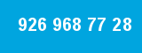 926 968 77 28 926 968 77 28